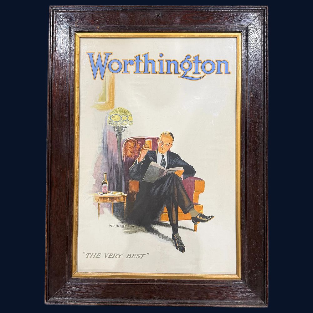 Lot 197: Worthington Advertising Framed Print