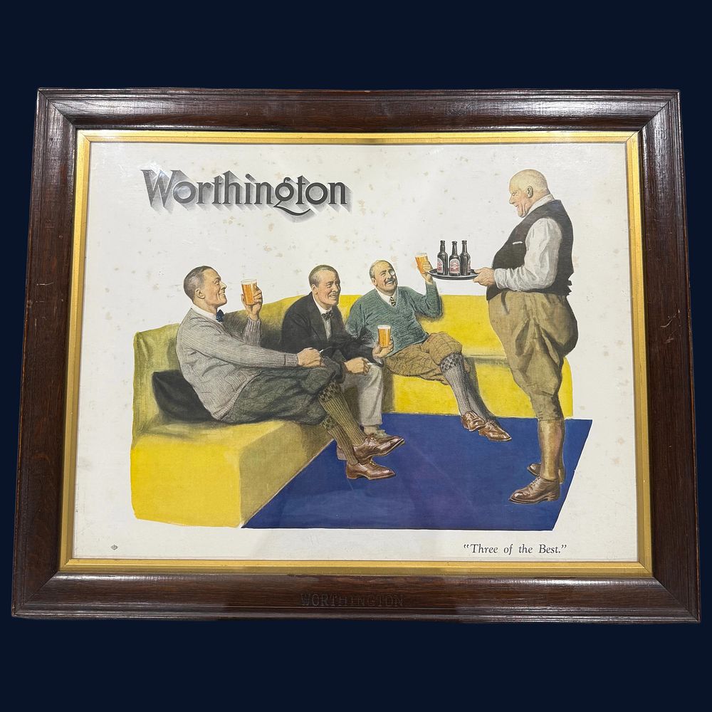 Lot 198: R. H. Perry Worthington Three of the Best Lithographic Advertising Print