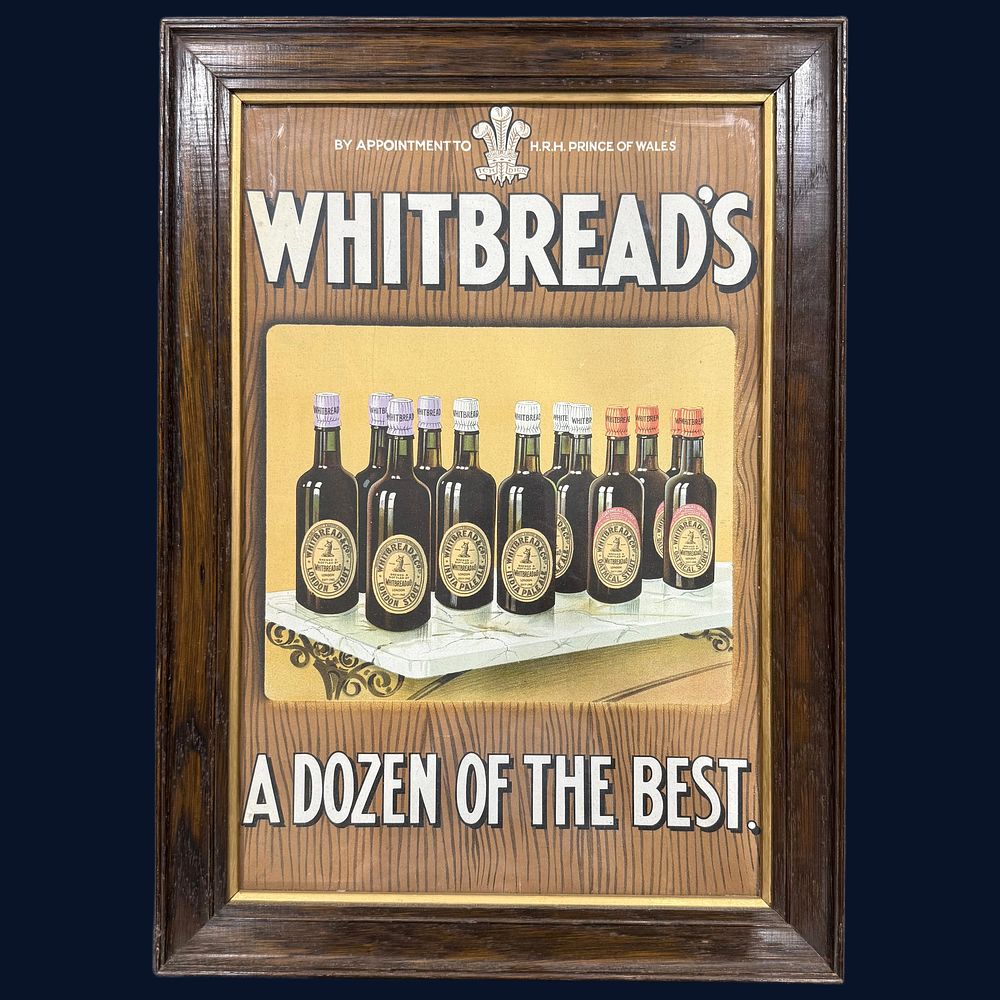 Lot 200: Whitbread's A Dozen Of The Best Advertising Framed Print