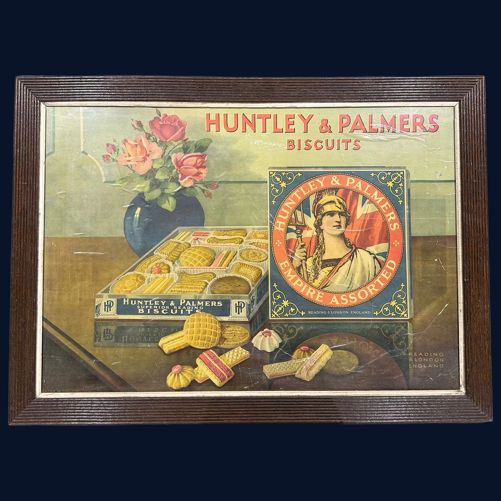 Lot 201: Huntley and Palmers Biscuits Framed Print