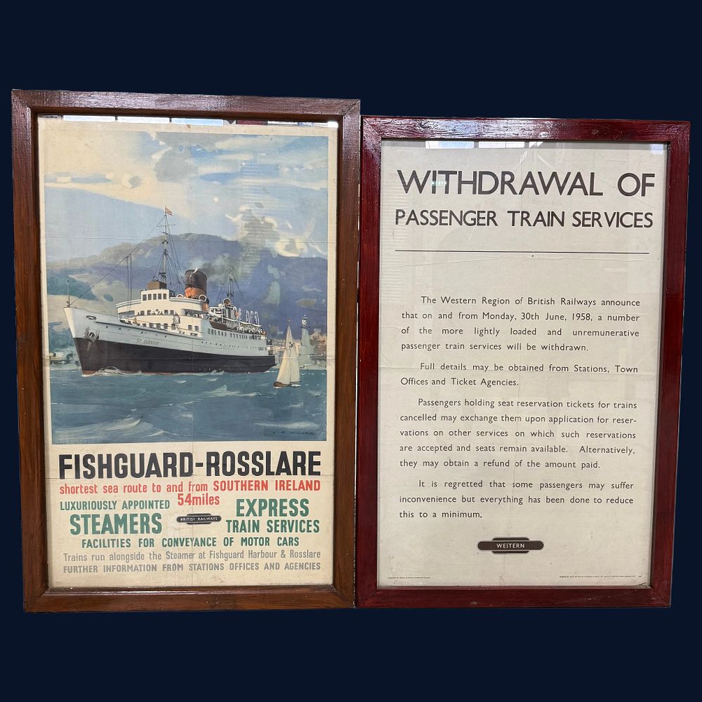 Lot 203: Two British Railways (Western Region) Double Royal Posters