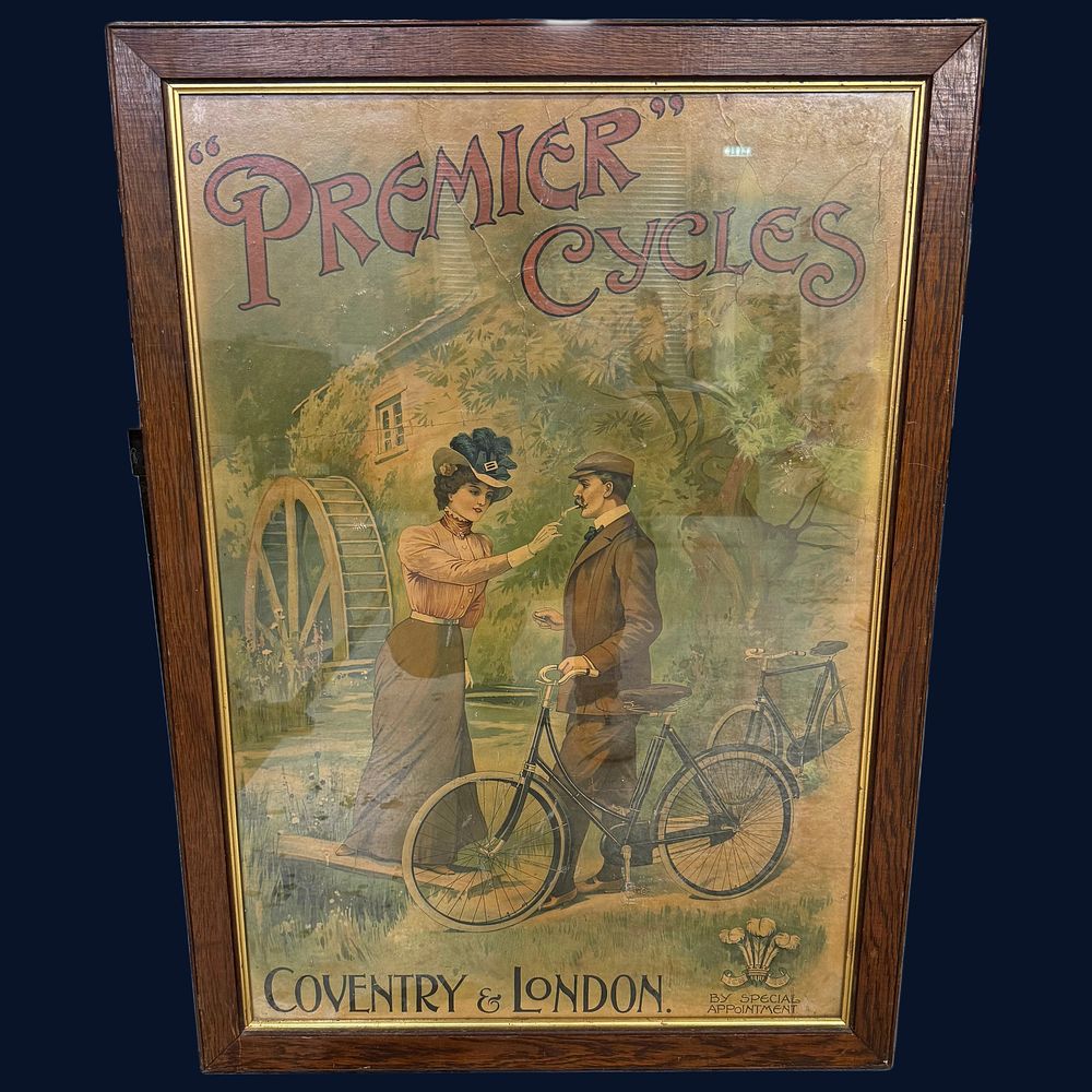 Lot 205: PREMIER CYCLES Graphic Art Poster