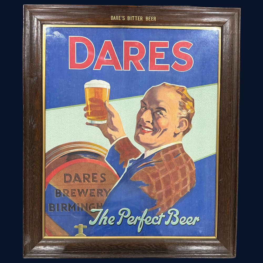 Lot 208: Dares Brewery Advertising Print