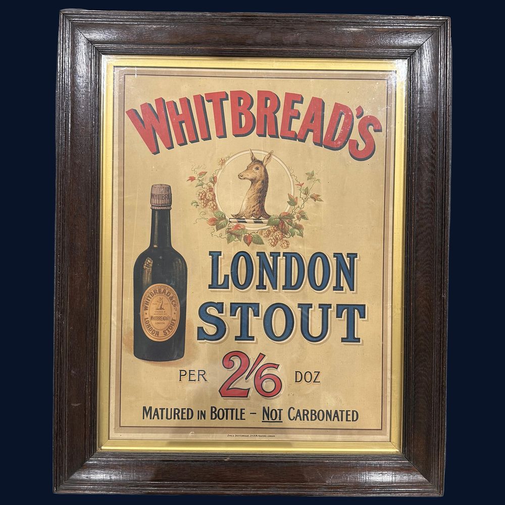 Lot 214: Whitbread's London Stout Advertising Framed Print