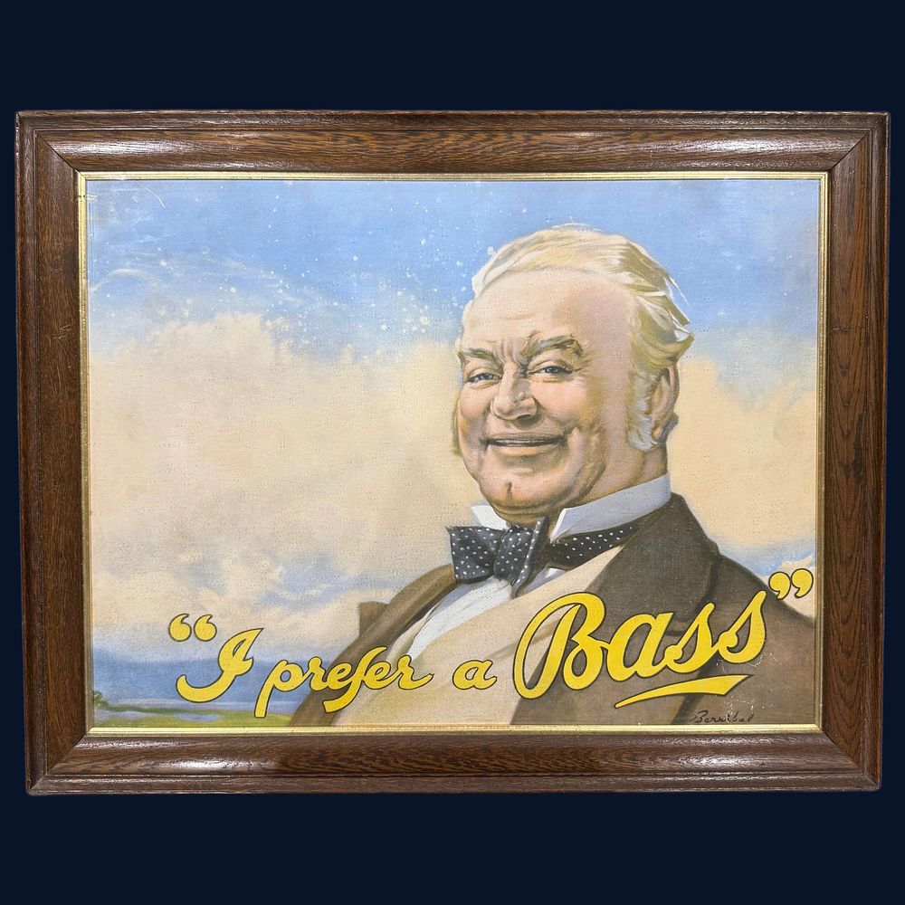 Lot 215: Bass Advertising Framed Print