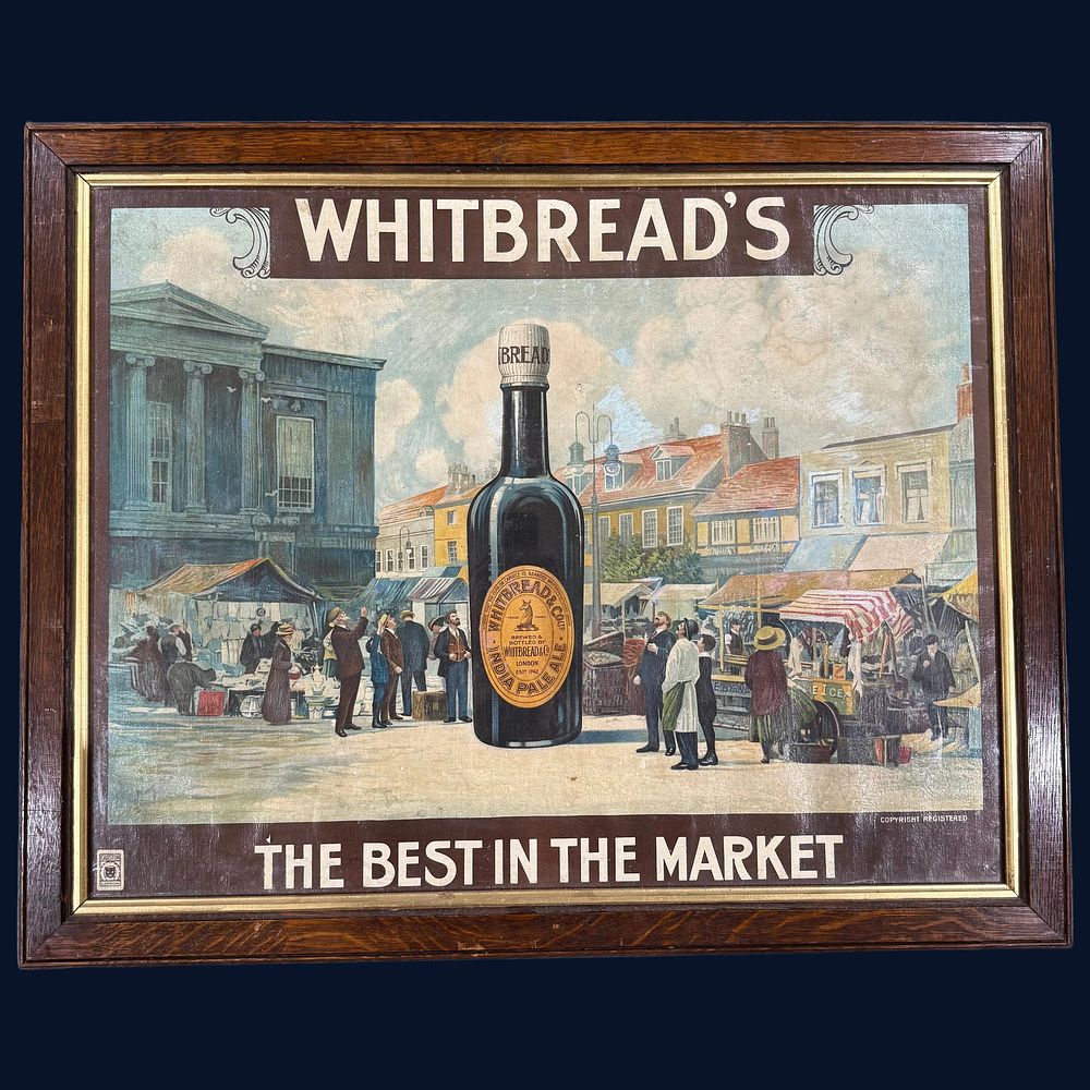 Lot 220: Whitbread's India Pale Ale Advertising Framed Print