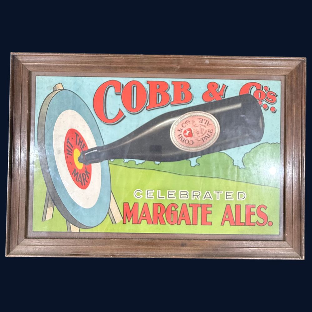 Lot 226: Cobb & Co's Margate Ales Advertising Poster