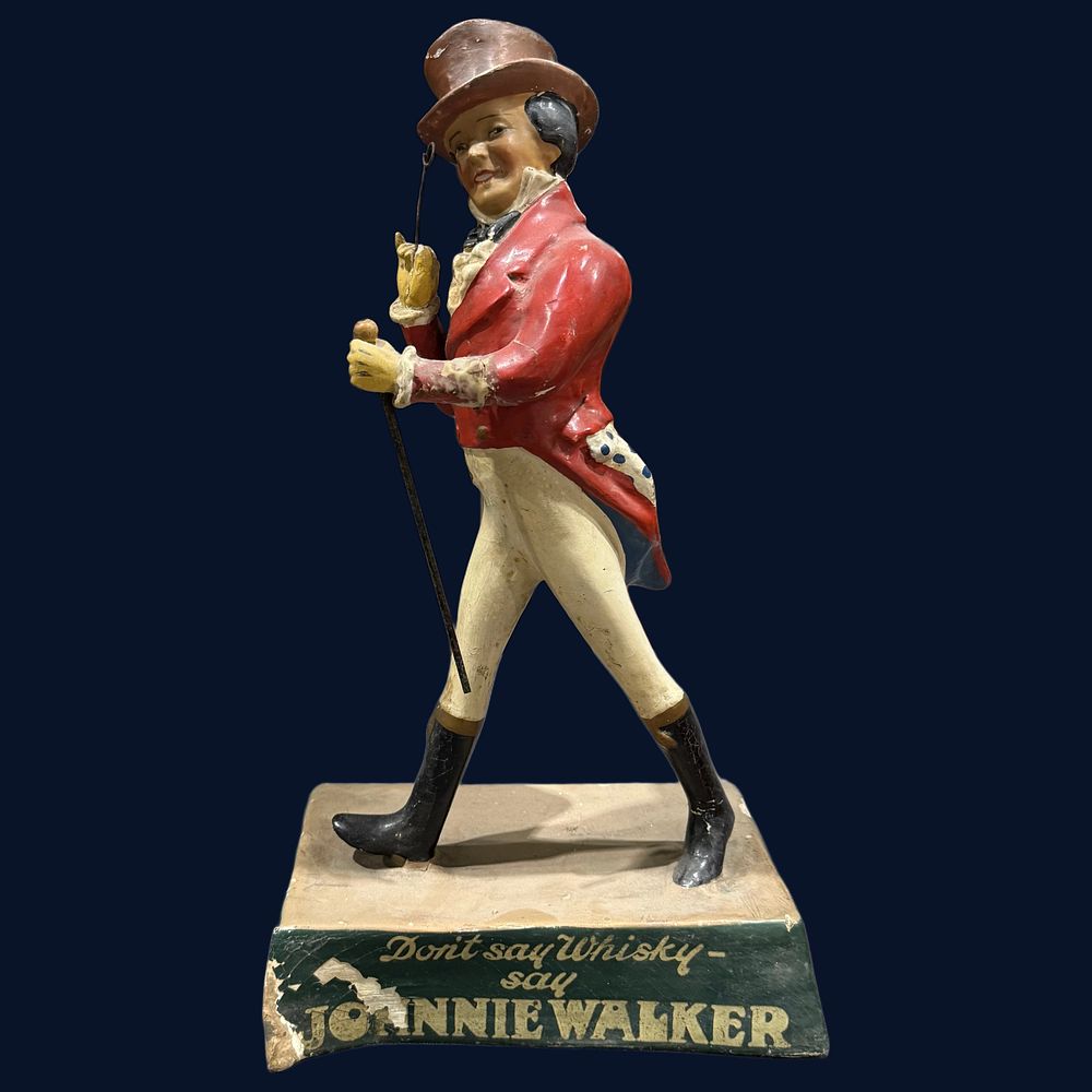 Lot 256: Johnnie Walker Scotch Whisky Advertising Display Figure
