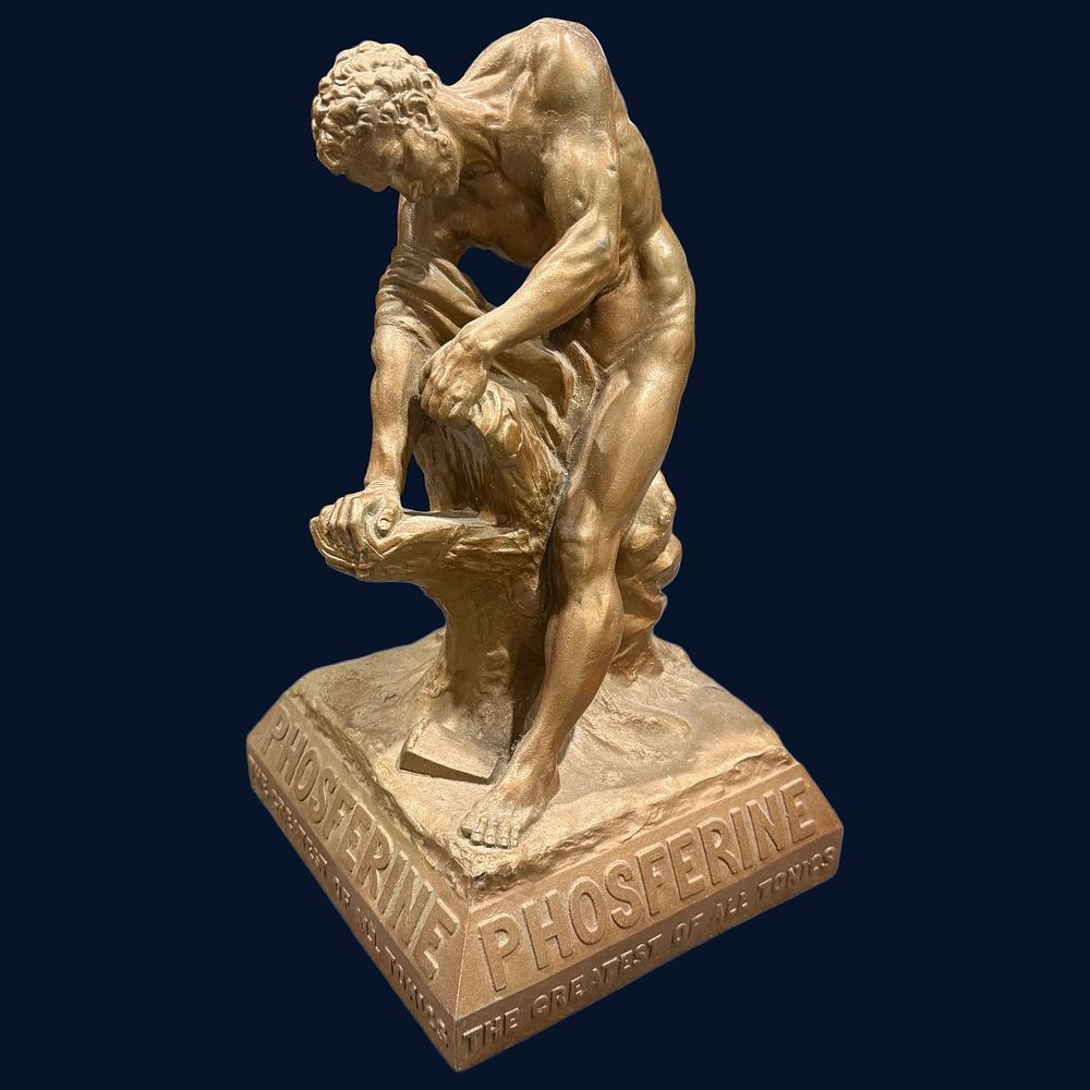 Lot 257: Phosferine Advertising Statue