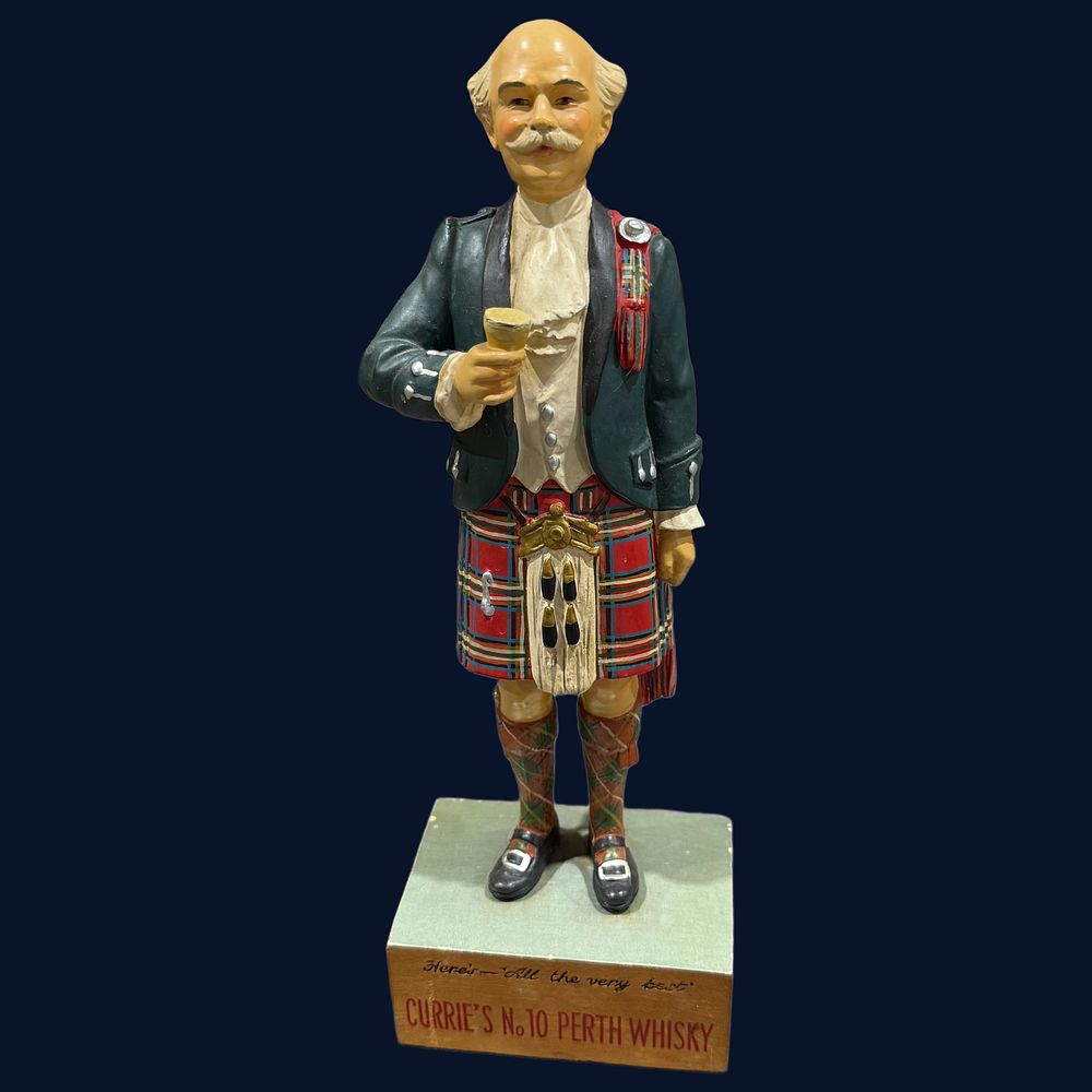 Lot 261: Currie’s No. 10 Perth Whisky Advertising Figure