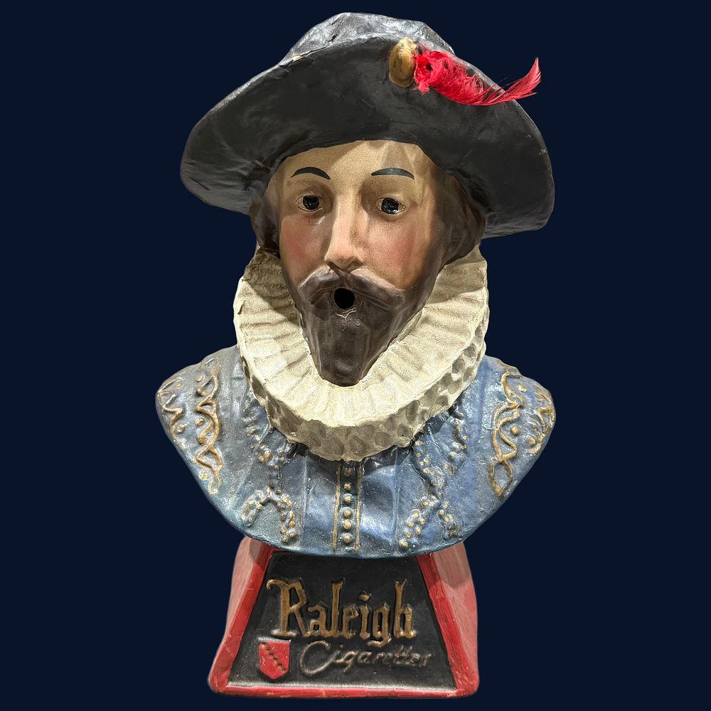 Lot 263: Raleigh Cigarettes Advertising Display Bust