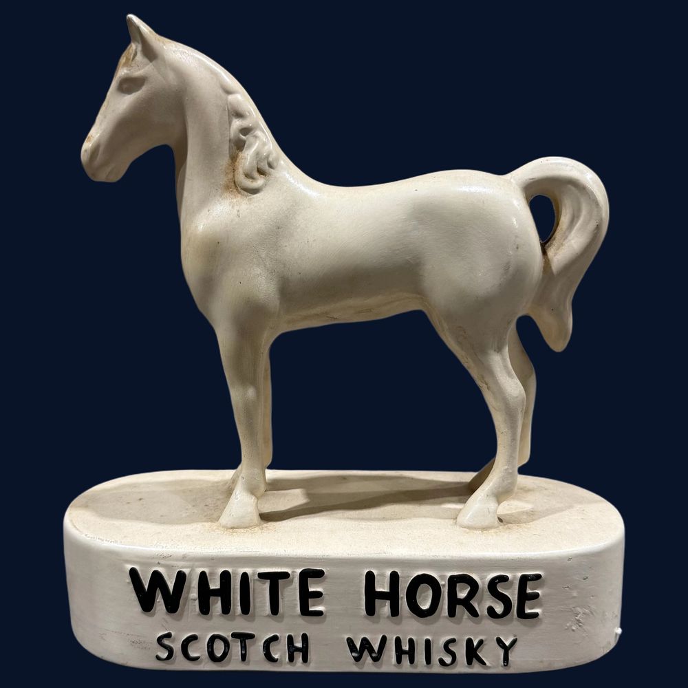 Lot 273: White Horse Scotch Whisky Advertising Statue