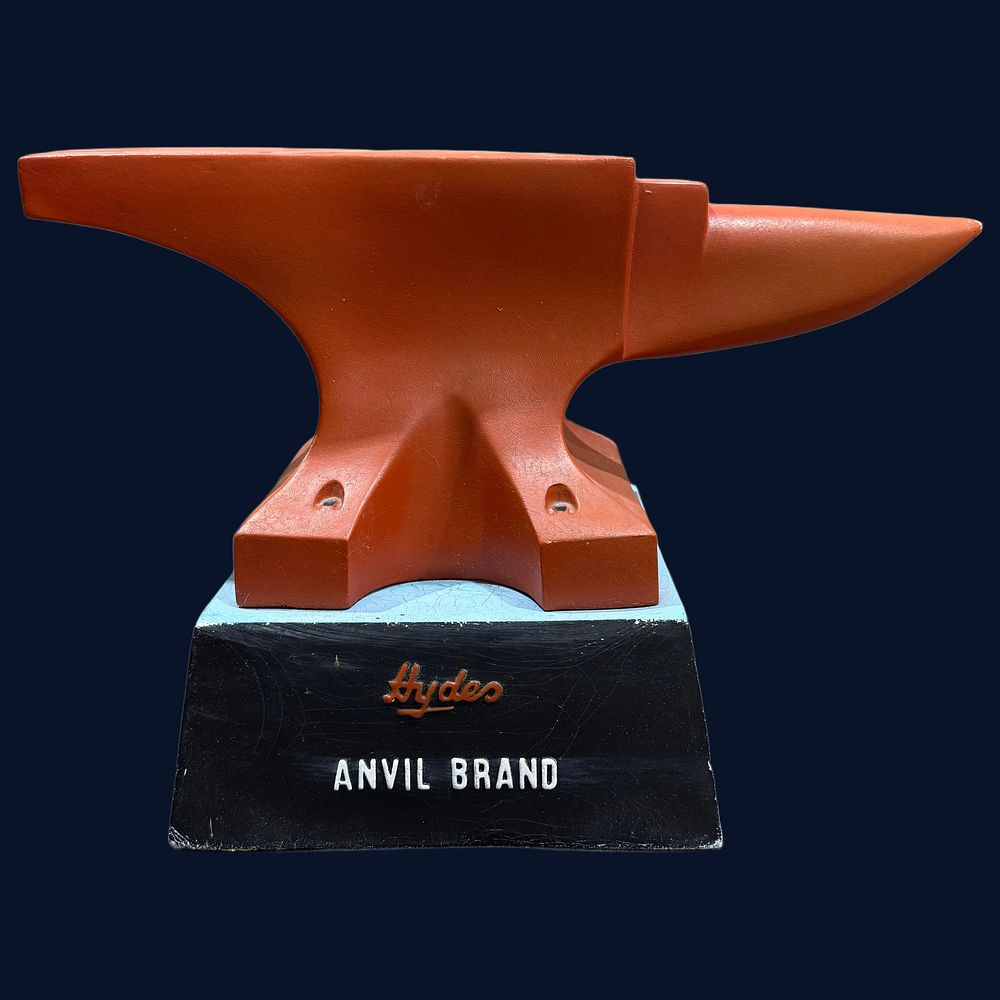 Lot 275: Hydes Anvil Brand Advertising Display Model