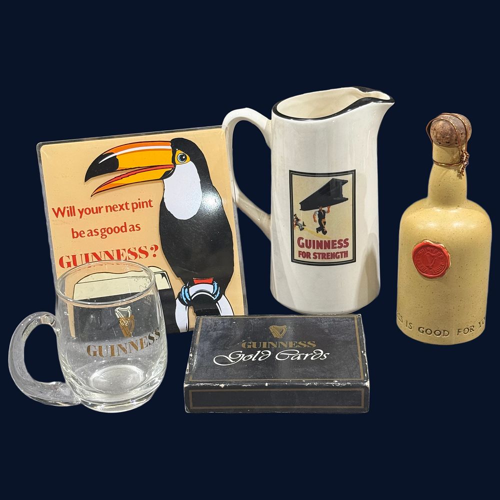 Lot 300: A Collection of Guinness Advertising Promotional Items
