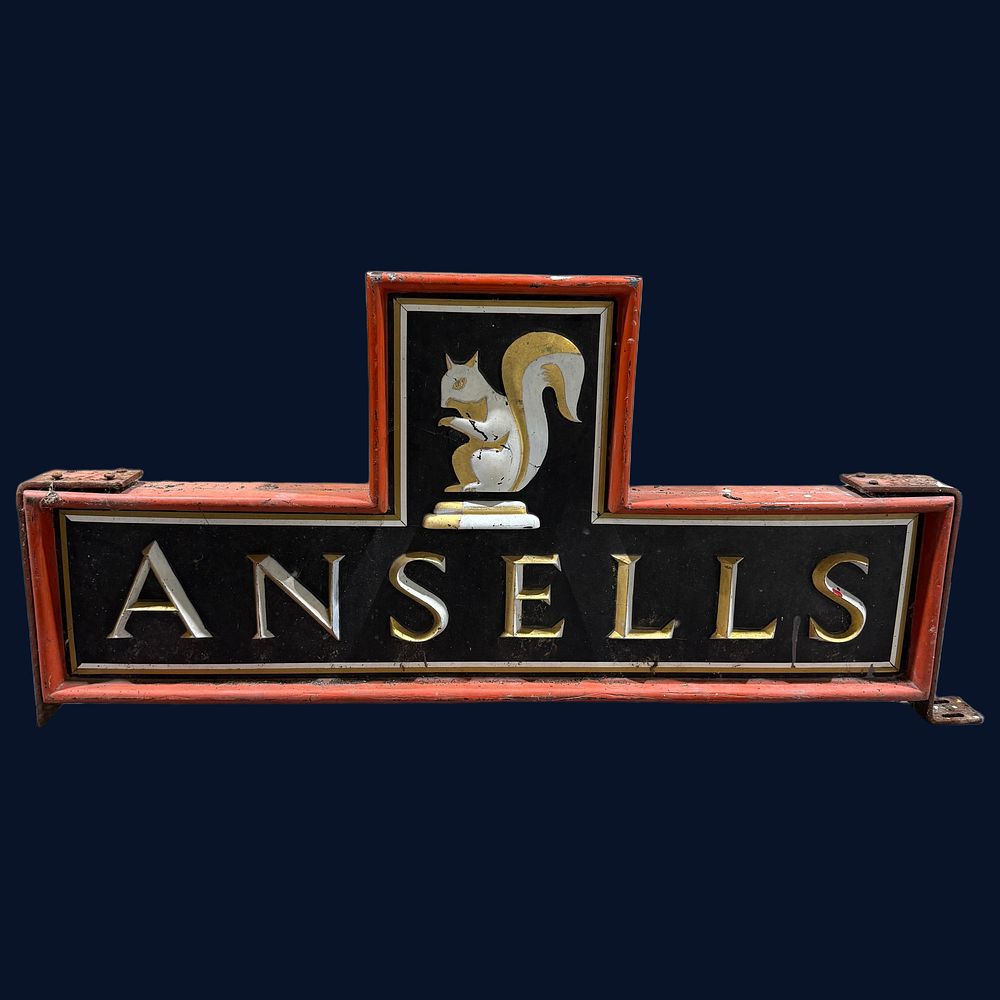 Lot 302: Ansells Advertising Sign