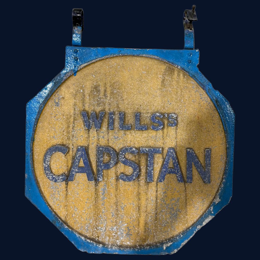 Lot 305: Wills's Capstan Metal Advertising Sign