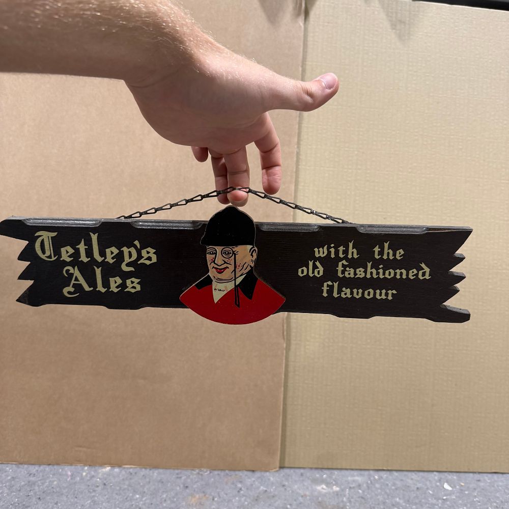 Lot 307: Tetley's Ales Advertising Sign