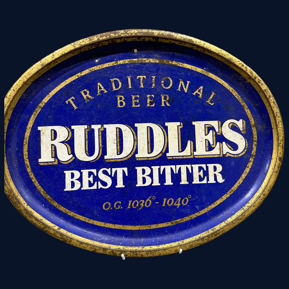 Lot 332: Ruddles Best Bitter Advertising Tray