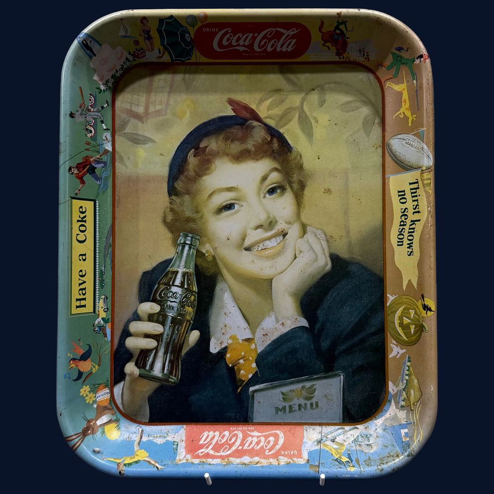 Lot 337: Coca-Cola Metal Advertising Tray