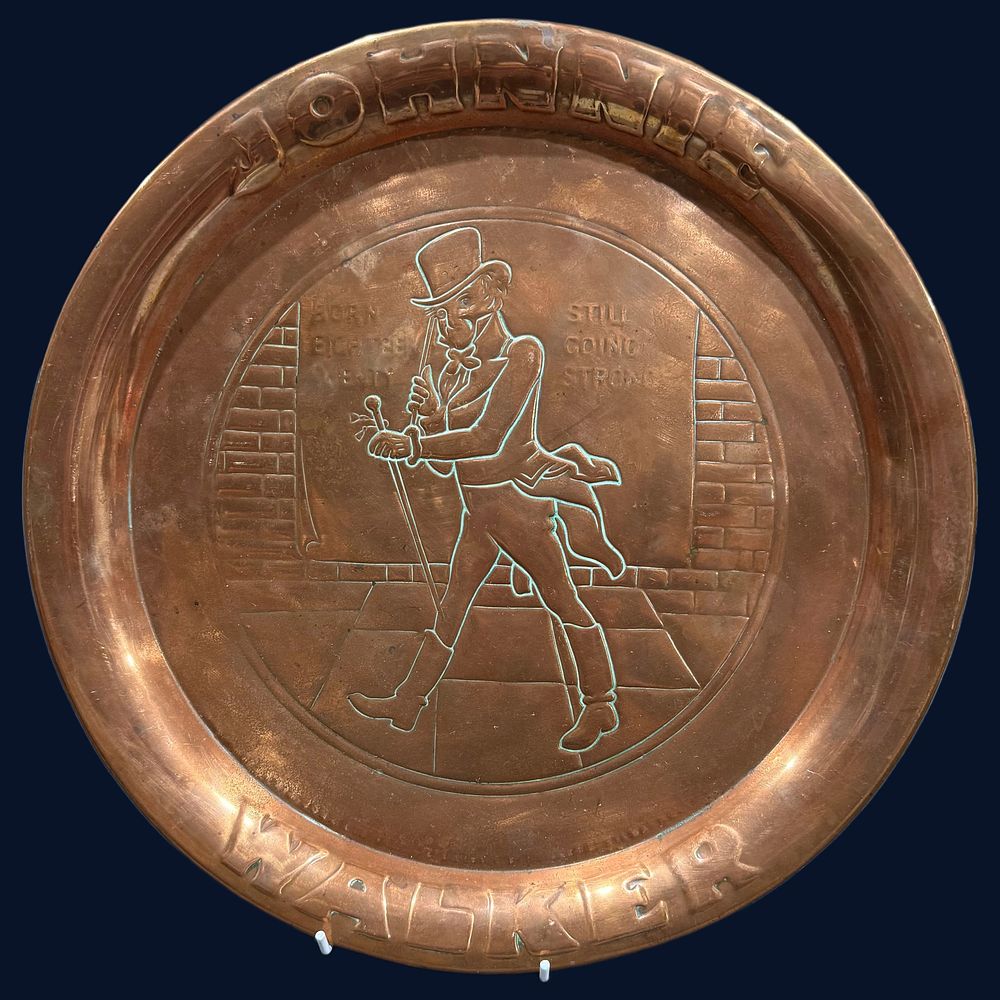 Lot 341: Johnnie Walker Advertising Tray