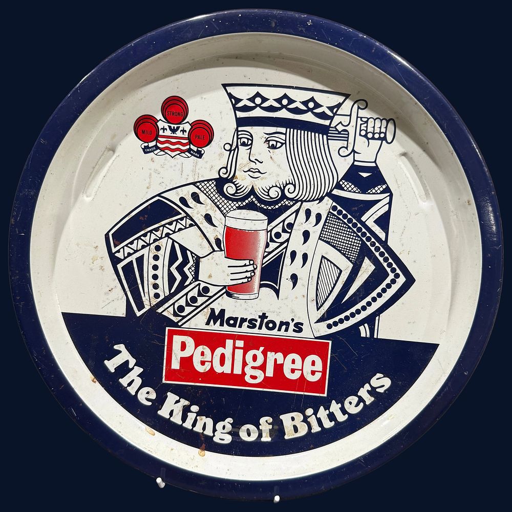 Lot 344: Marston's Pedigree Advertising Tray