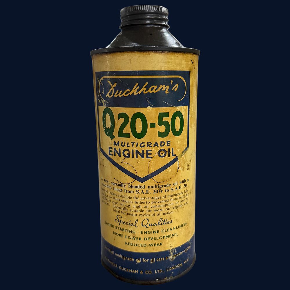 Lot 347: Duckham's Q20-50 Motor Oil Tin