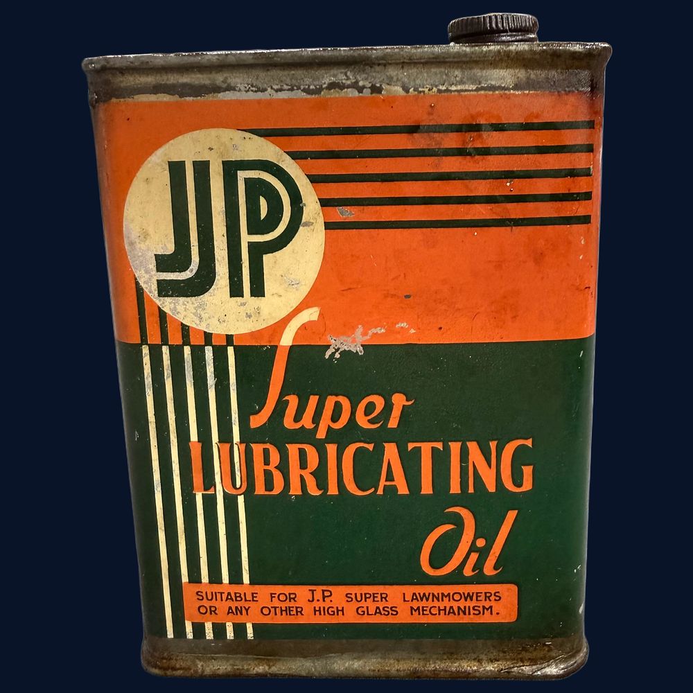 Lot 356: J.P. Super Lubricating Oil Motor Oil Tin