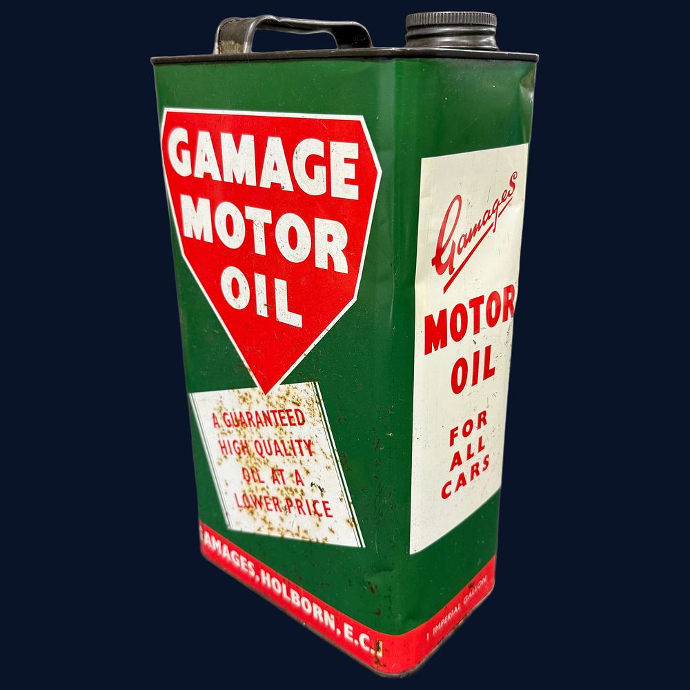 Lot 358: Gamage Motor Oil Tin