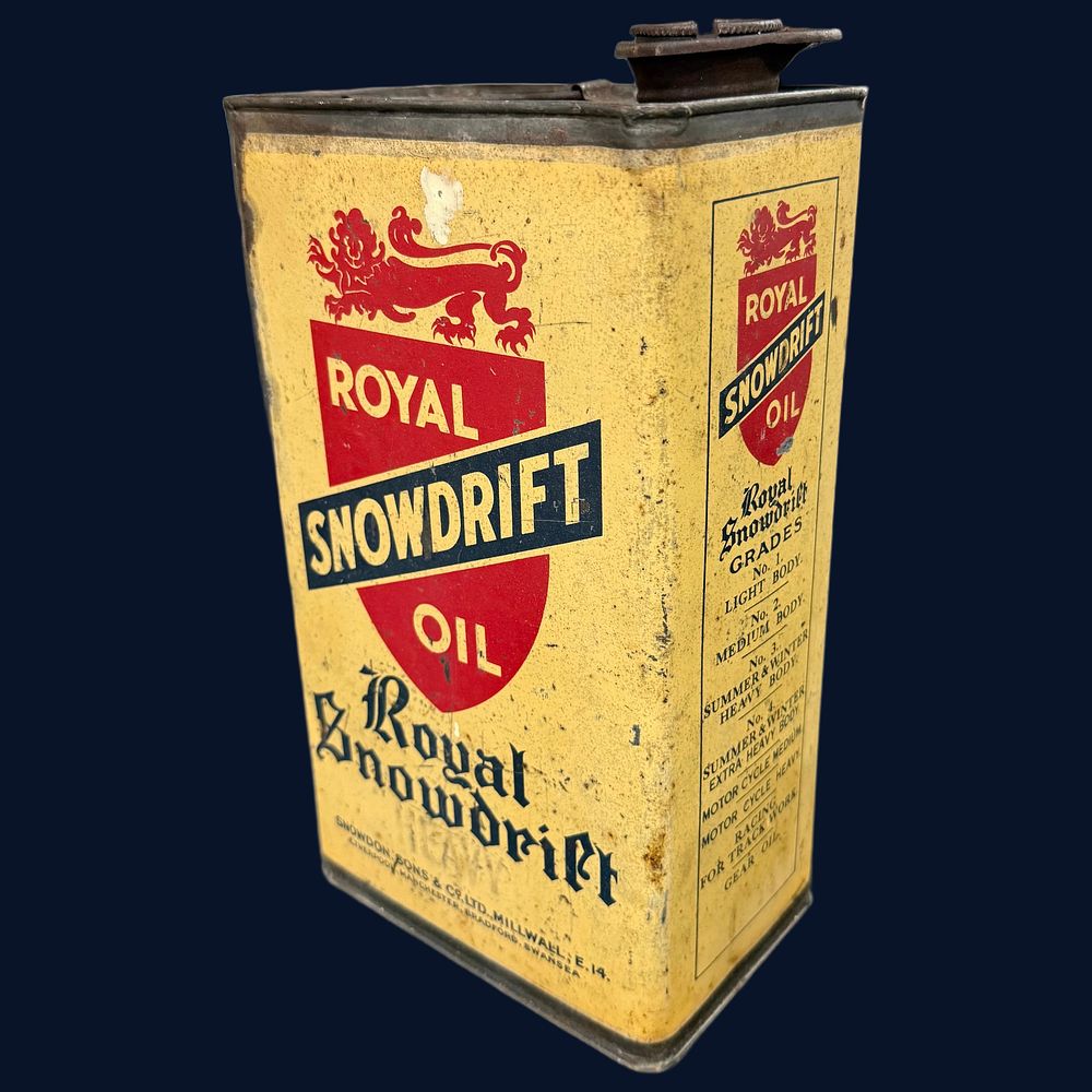 Lot 359: Royal Snowdrift Motor Oil Can