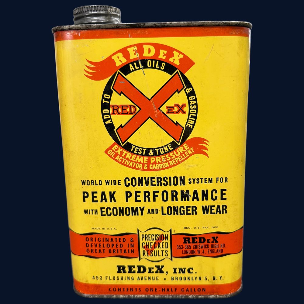 Lot 360: REDEX Motor Oil Tin
