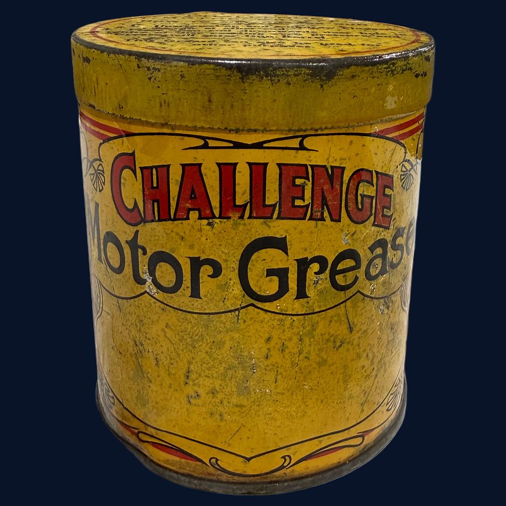 Lot 363: Challenge Motor Grease Lithographed Tin