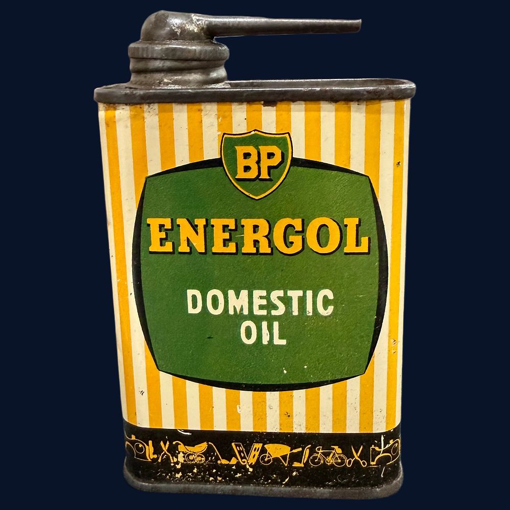 Lot 368: BP Energol Domestic Motor Oil Tin With Original Contents