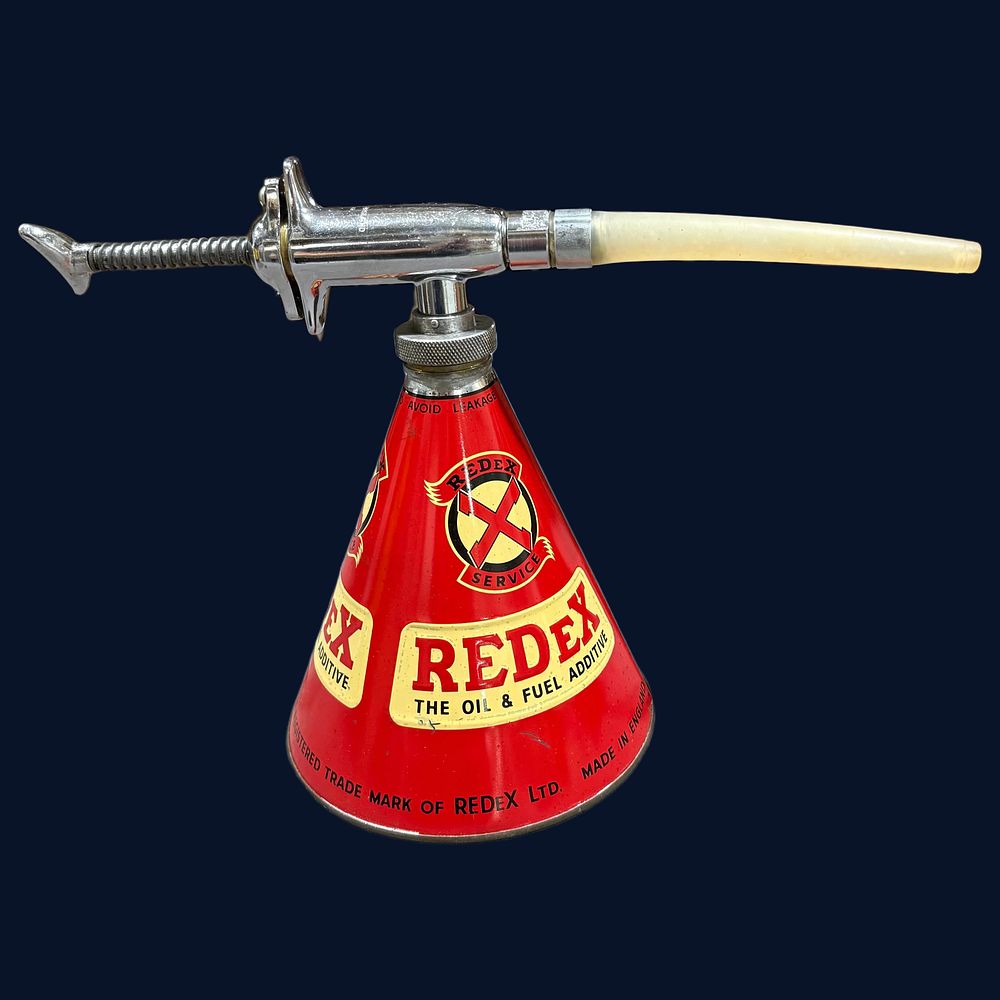 Lot 376: REDEX Oil and Fuel Additive Dispenser Gun and Service Tin