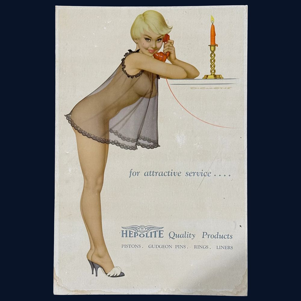 Lot 403: Hepolite Quality Products Petroliana Showcard