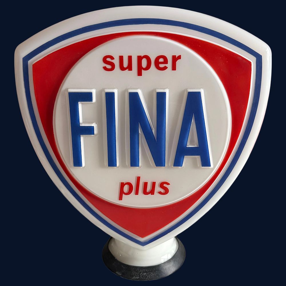 Lot 448: Super Fina Plus Petrol Pump Globe