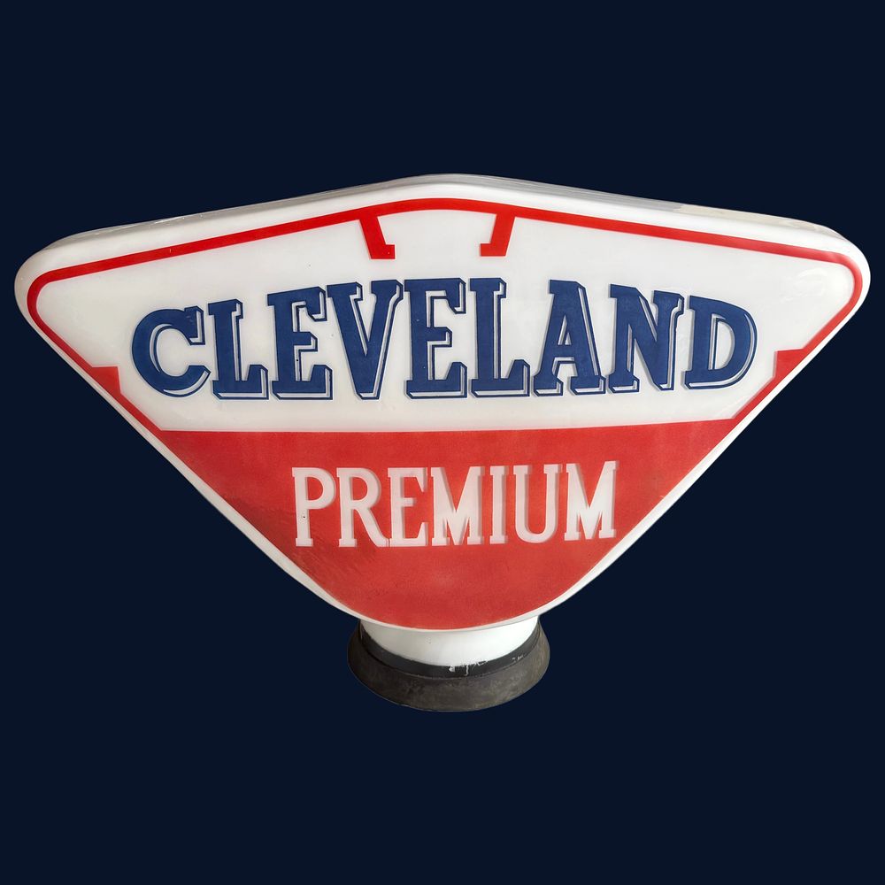 Lot 450: Cleveland Premium Petrol Pump Globe