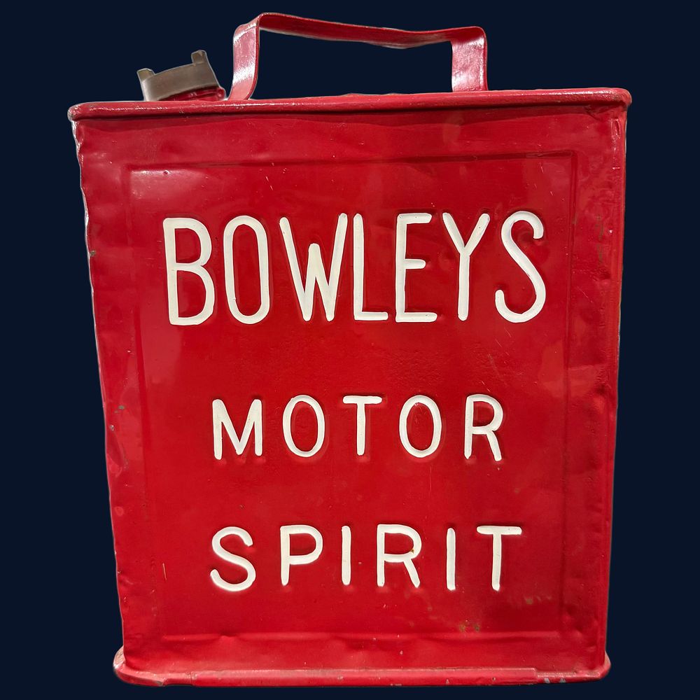 Lot 455: Bowleys Motor Spirit Two-Gallon Petrol Can