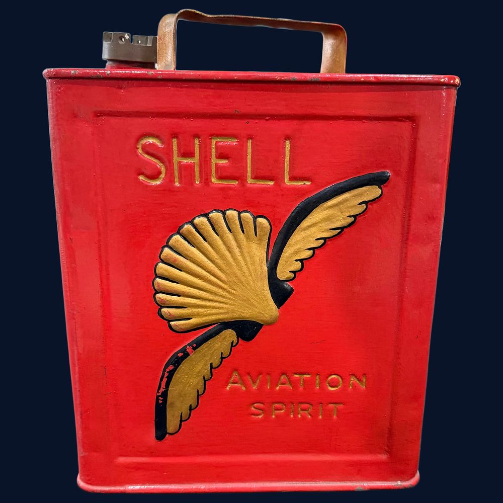 Lot 461: Shell Aviation Spirit Two-Gallon Petrol Can