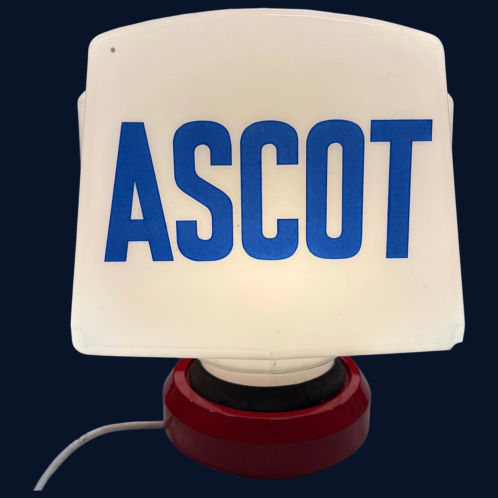 Lot 472: Ascot Petrol Pump Globe *Damaged*