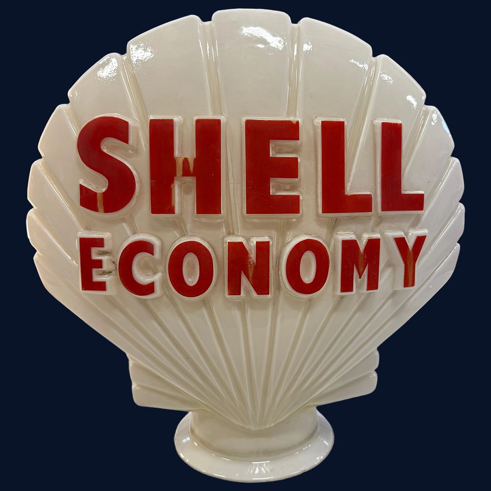 Lot 473: Shell Economy Petrol Pump Globe
