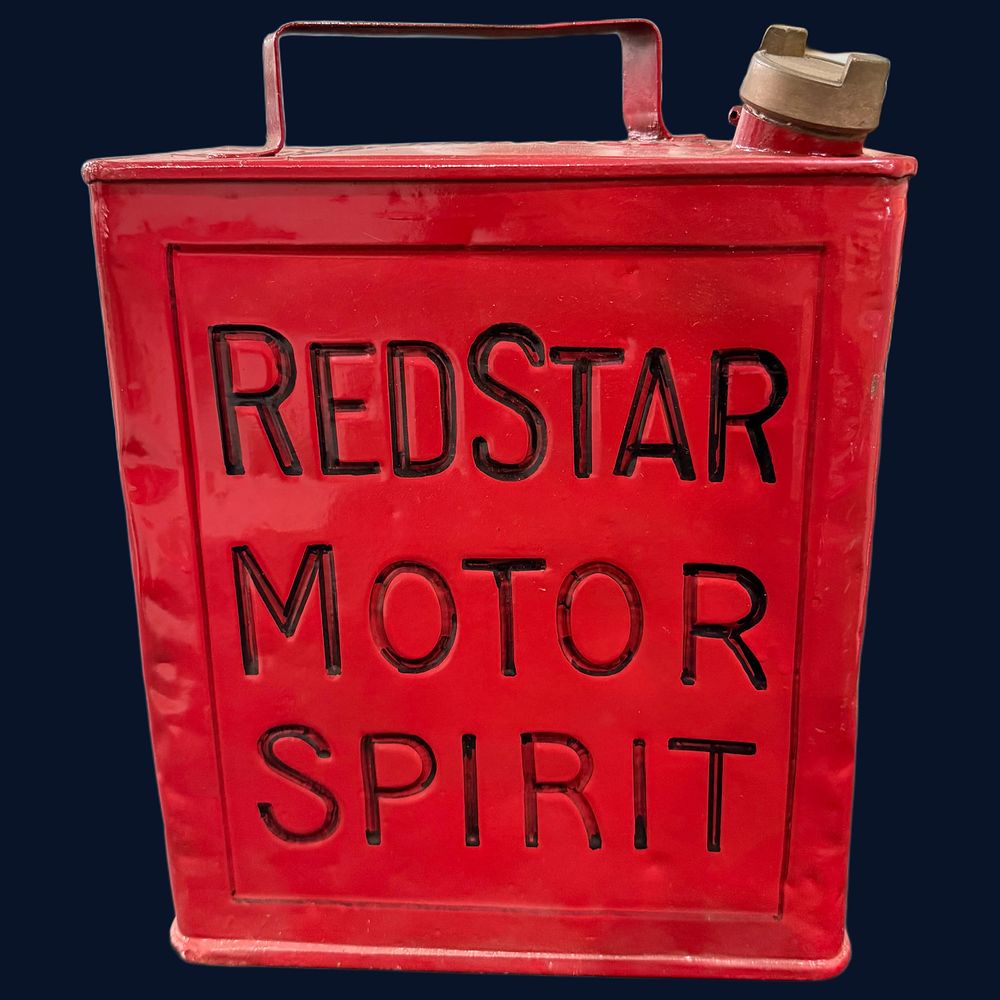 Lot 478: REDSTAR MOTOR SPIRIT Two-Gallon Petrol Can