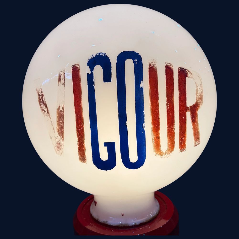 Lot 489: VIGOUR Petrol Pump Globe