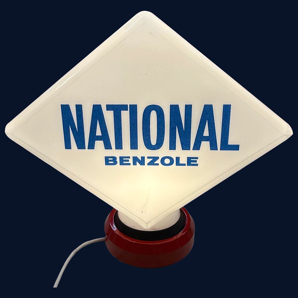 Lot 497: National Benzole Petrol Pump Globe