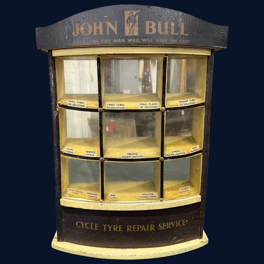 Lot 547: John Bull Cycle Tyre Repair Service Cabinet