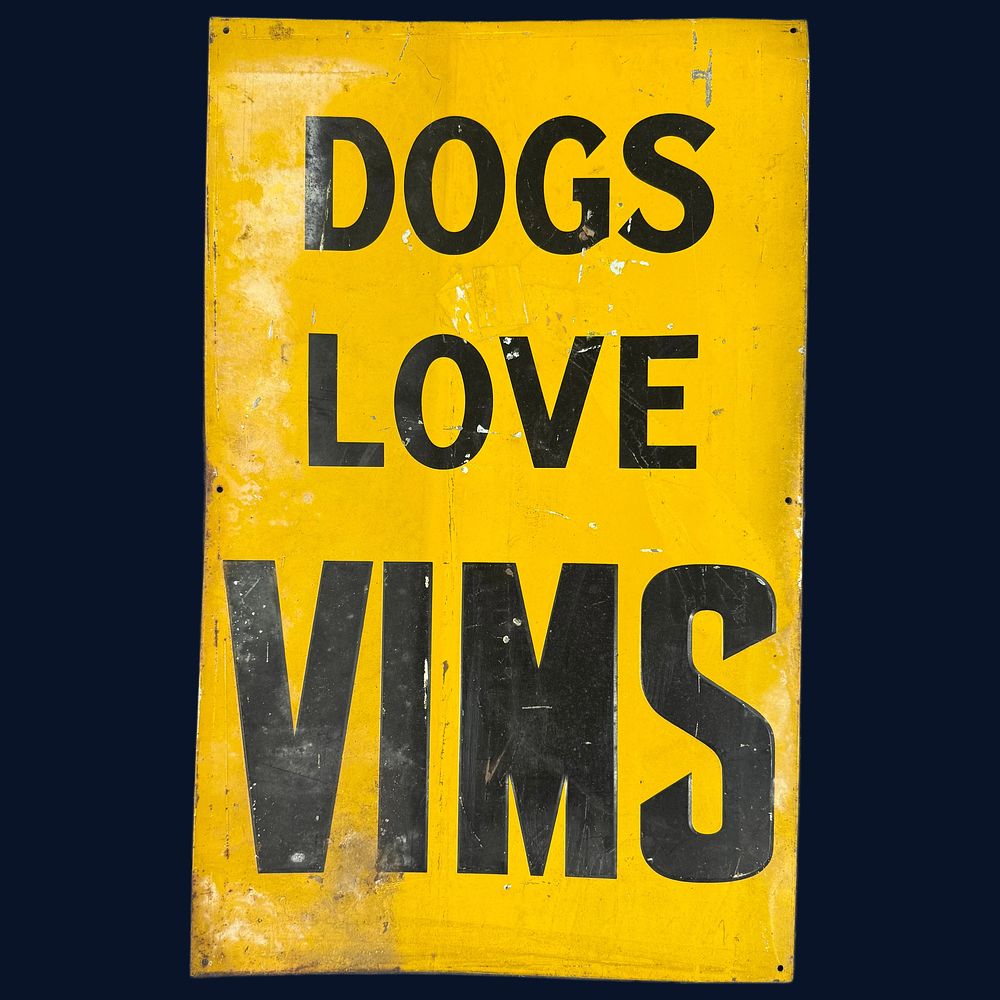 Lot 562: Vims Embossed Tin Advertising Sign