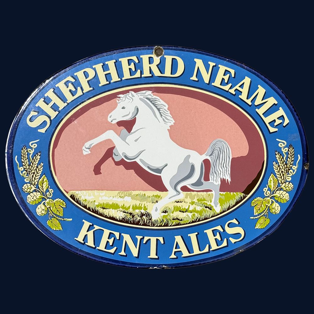 Lot 605: Shepherd Neame Kent Ales Advertising Sign