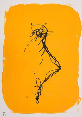 Davide Prudenza, Gran Gal&agrave;, 2019 - Davide Prudenza, Tecnica mista su tela, 100x70 cm, Gran 