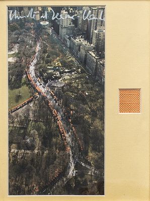 Christo, Senza titolo - Christo, Tecnica mista disegno, 26x19 cm, Senza titolo