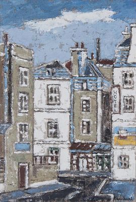 Orfeo Tamburi, Senza titolo - Orfeo Tamburi, Olio su tela, 30x20 cm, Senza titolo; Autentica 