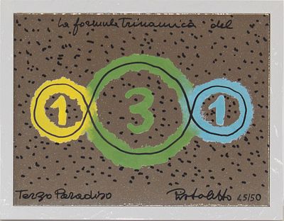 Michelangelo Pistoletto, La formula Trinamica del Terzo Paradiso - Michelangelo Pistoletto 